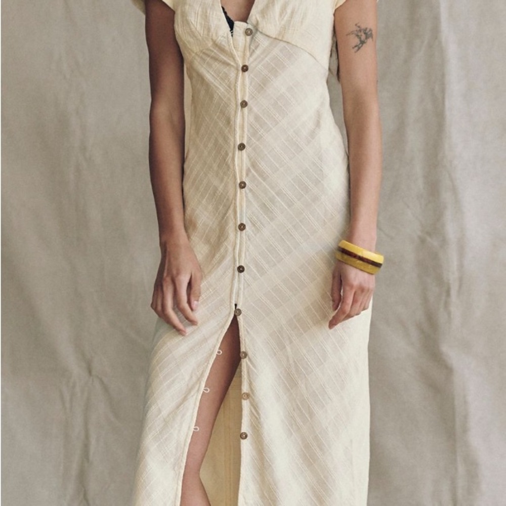NWT FreePeople “new in town” midi dress